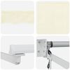 vidaXL Toldo Retr&aacute;ctil El&eacute;ctrico Crema 2,5 x 2 m