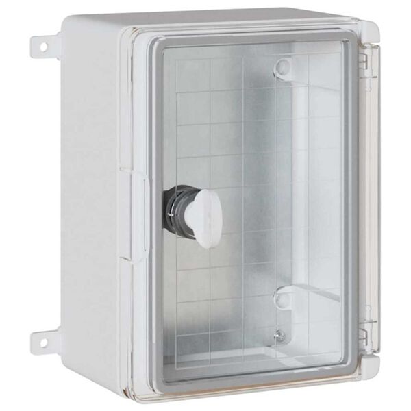 vidaXL Gabinete de Control Gris 18 x 13 x 24 cm Plástico ABS