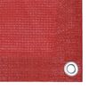 vidaXL Toldo para balc&oacute;n HDPE rojo 90x600 cm