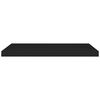 vidaXL Estantes flotantes de pared 2 uds MDF negro 80x23,5x3,8 cm