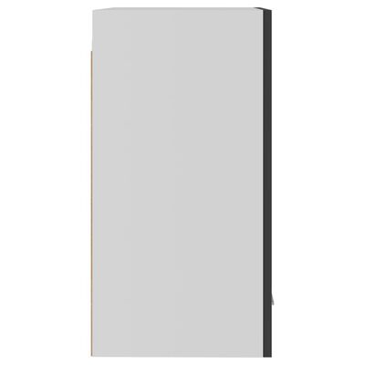 vidaXL Armario colgante cocina contrachapada gris 39,5x31x60 cm