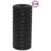 vidaXL Toldos para balcón 10 uds ratán sintético negro 255x19 cm