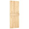 vidaXL Puerta NARVIK Natural 80 x 210 cm Madera de Pino S&oacute;lido