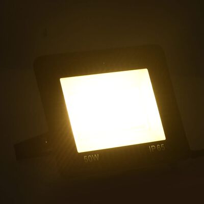 vidaXL Foco LED 50 W blanco cálido