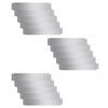 vidaXL Cercas para césped 15 piezas acero galvanizado 100x20cm