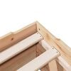vidaXL Estructura de cama sin colch&oacute;n apilable 75x190 cm madera maciza