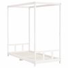 vidaXL Estructura de cama para ni&ntilde;os madera de pino blanco 90x200 cm
