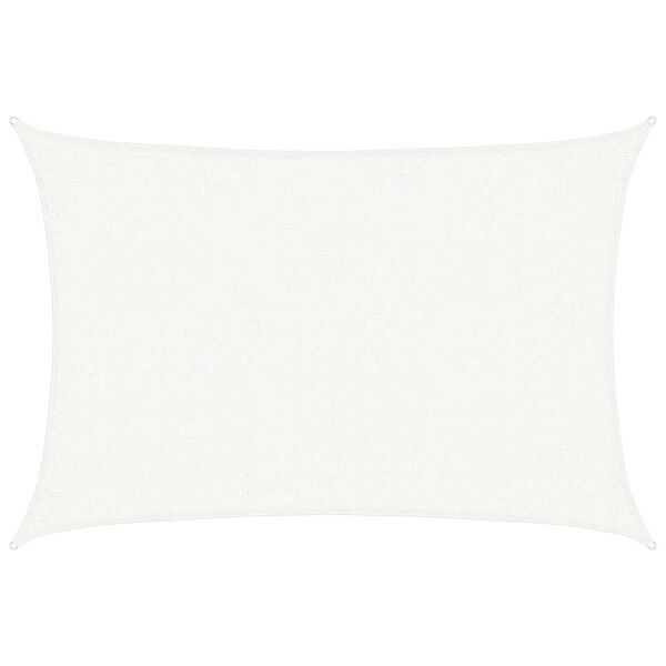 vidaXL Toldo de vela HDPE blanco 160 g/m&sup2; 2x3 m