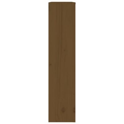 vidaXL Cubierta radiador madera maciza pino marrón miel 79,5x19x84 cm