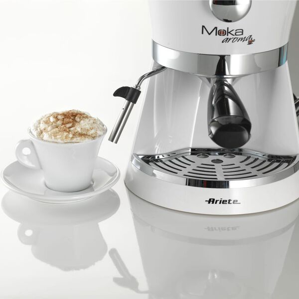 Ariete M&aacute;quina de espresso Moka Aroma blanca 850 W