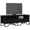 vidaXL Mueble de TV madera de ingenier&iacute;a negro 122x34x41 cm