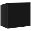 vidaXL Funda para banco balancín 2 uds 6 ojales 135x105x175 cm