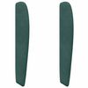 vidaXL Oreja de cabecero Verde Terciopelo