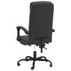 vidaXL Silla de oficina reclinable terciopelo negro