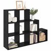 vidaXL Librer&iacute;a Separadora de Ambientes Roble Negro
