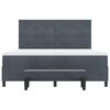 vidaXL Cama tipo Box Spring Gris oscuro 180 x 200 cm Terciopelo