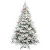 vidaXL &Aacute;rbol de Navidad artificial con 300 LED 240 cm PE y PVC