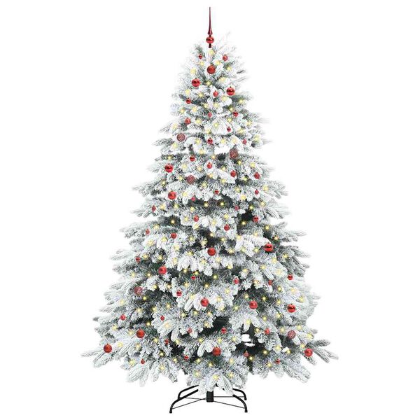 vidaXL &Aacute;rbol de Navidad artificial con 300 LED 240 cm PE y PVC