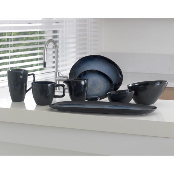 Cosy & Trendy Plato llano Sapphire 6 uds ovalado zafiro 14,5x11,5 cm