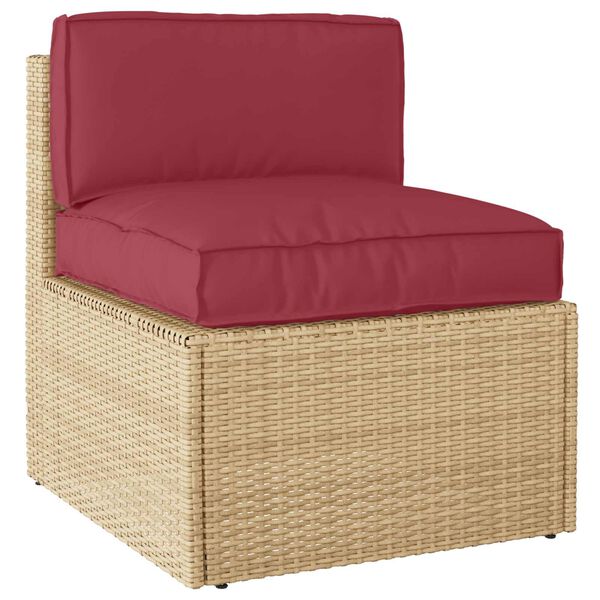 vidaXL Juego de cojines de paleta 2 pcs Crema 80 x 80 x 12 cm