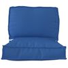 vidaXL Juego de Cojines para Palets 2 pcs Azul Royal Tela Oxford