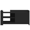 vidaXL Mesa de centro de madera de ingenier&iacute;a negra 100x50x50 cm