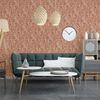 DUTCH WALLCOVERINGS Papel pintado Mae naranja y beige