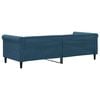vidaXL Sof&aacute; cama sin colch&oacute;n terciopelo azul 80x200 cm