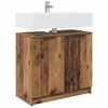 vidaXL Gabinete de Ba&ntilde;o con puerta Madera Vieja 64,5 x 33,5 x 59 cm