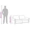vidaXL Sof&aacute; de 2 plazas de terciopelo gris oscuro 140 cm