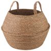vidaXL Maceta con asas Natural &Oslash; 45 x 36 cm 100% Hierba marina