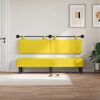 vidaXL Cabecera Colgante Amarillo Claro 190 x 55 x 5 cm Tela de Pana