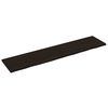 vidaXL Tablero mesa madera roble tratada marr&oacute;n oscuro 220x50x(2-4) cm