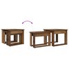 vidaXL Juego de Mesas de Centro 2 pcs Madera vieja