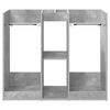 vidaXL Armario de Golf Liso Gris Concreto 102 x 45 x 85,5 cm