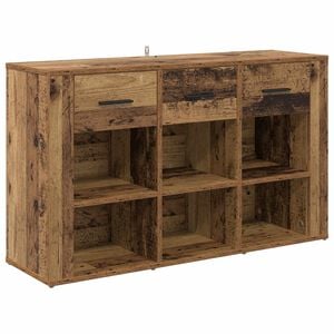vidaXL Vitrina Madera Vieja 100 x 30 x 59,5 cm Madera contrachapada