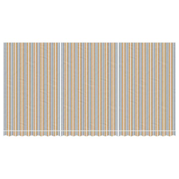 vidaXL Tela de repuesto de toldo rayas de colores 6x3 m