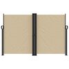 vidaXL Toldo lateral retr&aacute;ctil beige 160x1000 cm