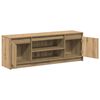 vidaXL Unidades de TV Marr&oacute;n 139,5 x 34 x 50 cm Madera contrachapada