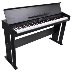 vidaXL Piano Electr&oacute;nico/Piano Digital con 88 teclas y atril
