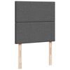 vidaXL Estructura cama otomana colchones tela gris oscuro 180x200cm