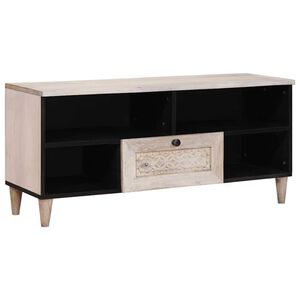 vidaXL Unidades de TV con caj&oacute;n 105 x 33 x 46 cm Madera contrachapada