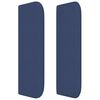 vidaXL Cabecero de tela azul 103x16x78/88 cm