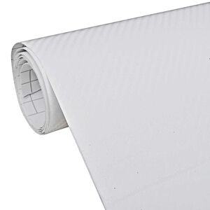 vidaXL L&aacute;mina para coches 3D blanco 100x150 cm