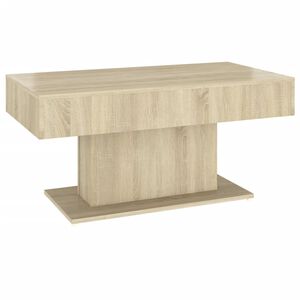 vidaXL Mesa de centro madera contrachapada roble Sonoma 96x50x45 cm