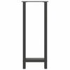 vidaXL Patas para mesa de bar antracita (2 unidades, 40 x 100-101 cm, acero)