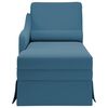 vidaXL Chaise longue respaldo reposabrazos derecho terciopelo azul