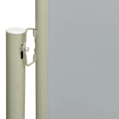 vidaXL Toldo lateral retráctil para patio gris 200x300 cm