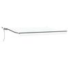 vidaXL Toldo retr&aacute;ctil Blanco 450 x 350 cm Poli&eacute;ster