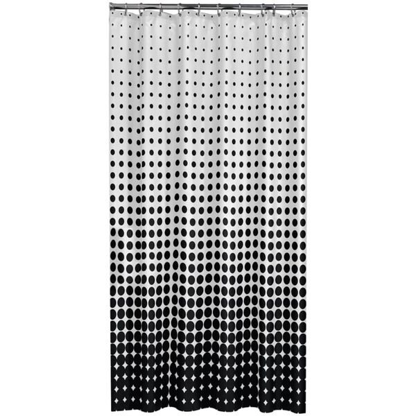 Sealskin cortina de ducha 180 cm modelo Speckles 233601319 (Negra)